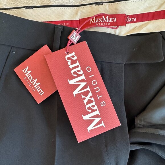 MAXMARA Studio - Black Pants - Size 2 - Picture 2 of 6